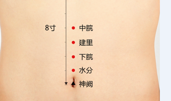 艾艾贴中脘穴位置图片 艾艾贴中脘穴位置图片